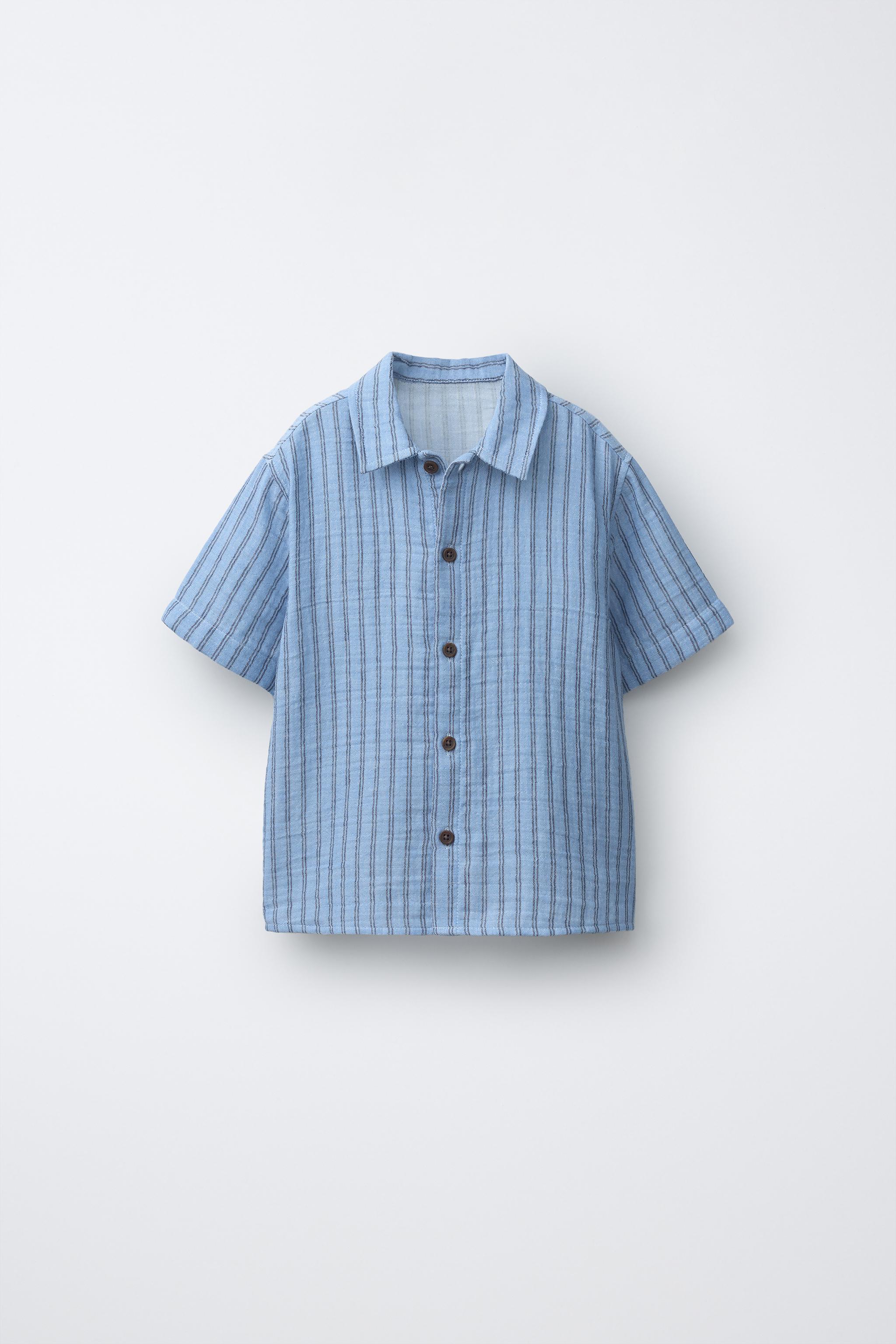 STRIPED TEXTURED SHIRT